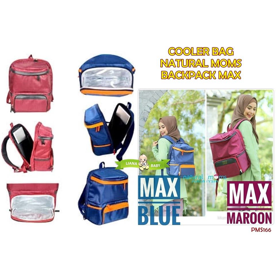 PMS166 COOLER BAG NATURAL MOMS BACKPACK MAX TAS ASI