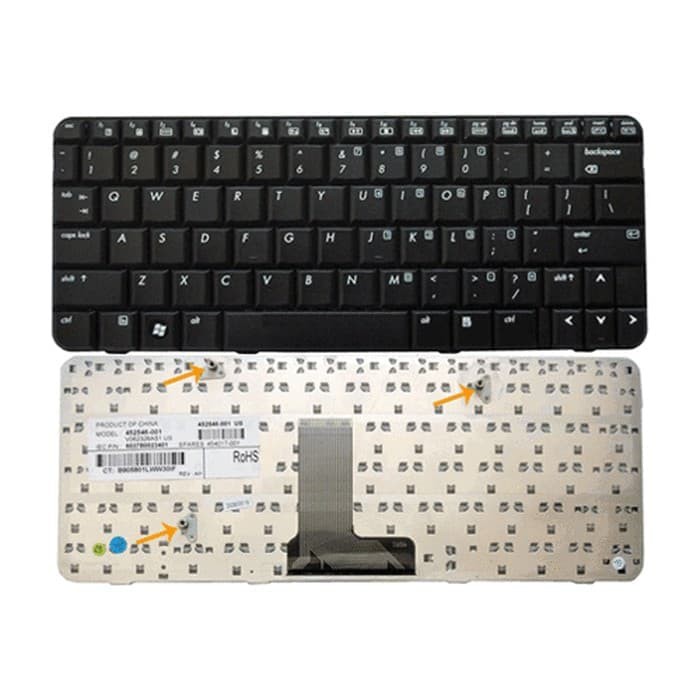 KEYBOARD LAPTOP HP COMPAQ B1200 B2200 2210B BLACK