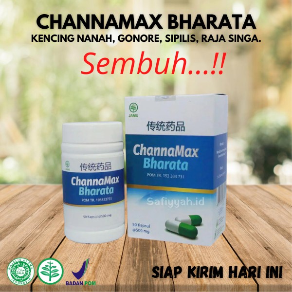 Obat Kencing Nanah Gonore Sipilis Raja Singa Kapsul Channamax Bharata Herbal