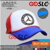 TOPI JARING TRUCKER HAT CAP MERCEDES BENZ CUSTOM LOGO SENDIRI