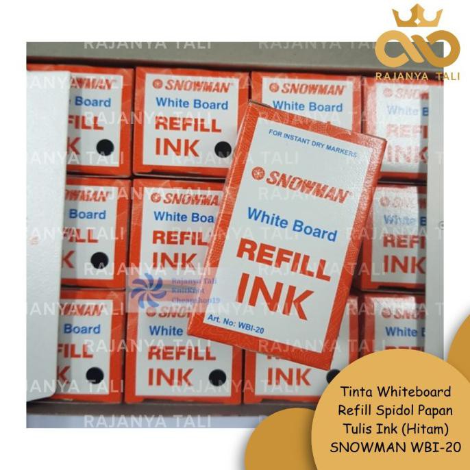 

Dijual Tinta Whiteboard Refill Spidol Papan Tulis Ink (Hitam) Snowman Wbi-20 Limited