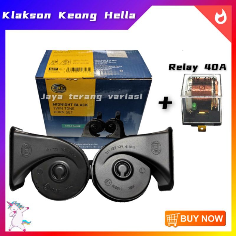 KLAKSON HELLA KEONG MIDNIGHT BLACK 100% ORIGINAL