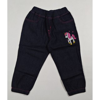 celana jeans mix denim LITTLE M panjang jogger anak cewek celana jeans mix denim LITTLE M panjang jogger anak cewek