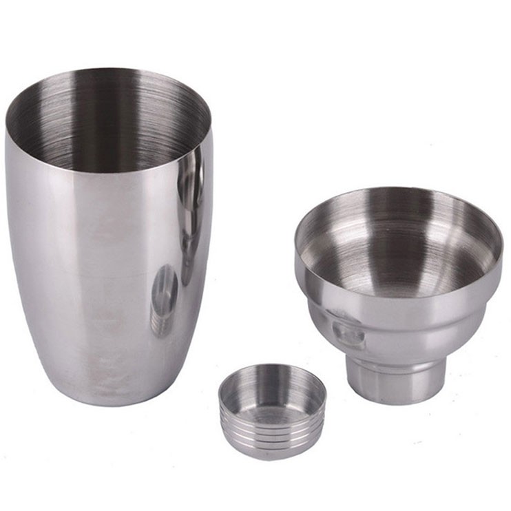 Cocktail Shaker Japanese Stainless Steel 250ml - Silver