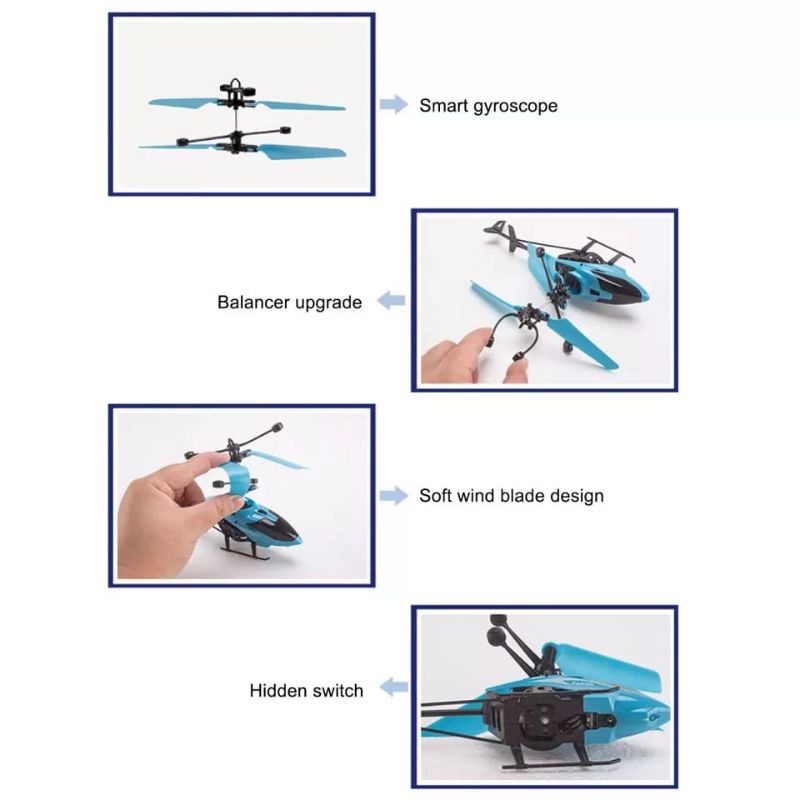 hokkiterus21⭐⭐⭐⭐⭐ PESAWAT SENSOR TANGAN Pesawat helikopter rc terbang sensor remote control