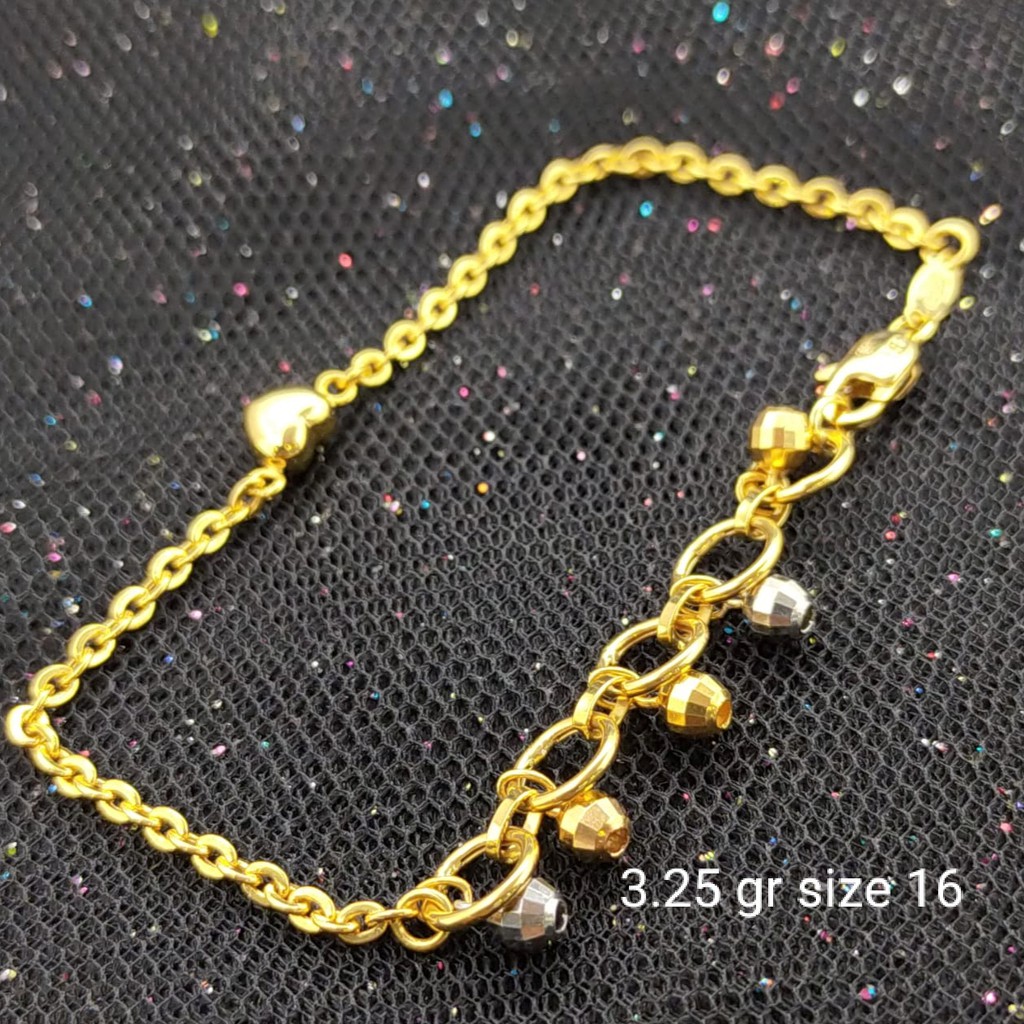 Gelang Emas 17K - 3.25 Kadar 750 - 1687