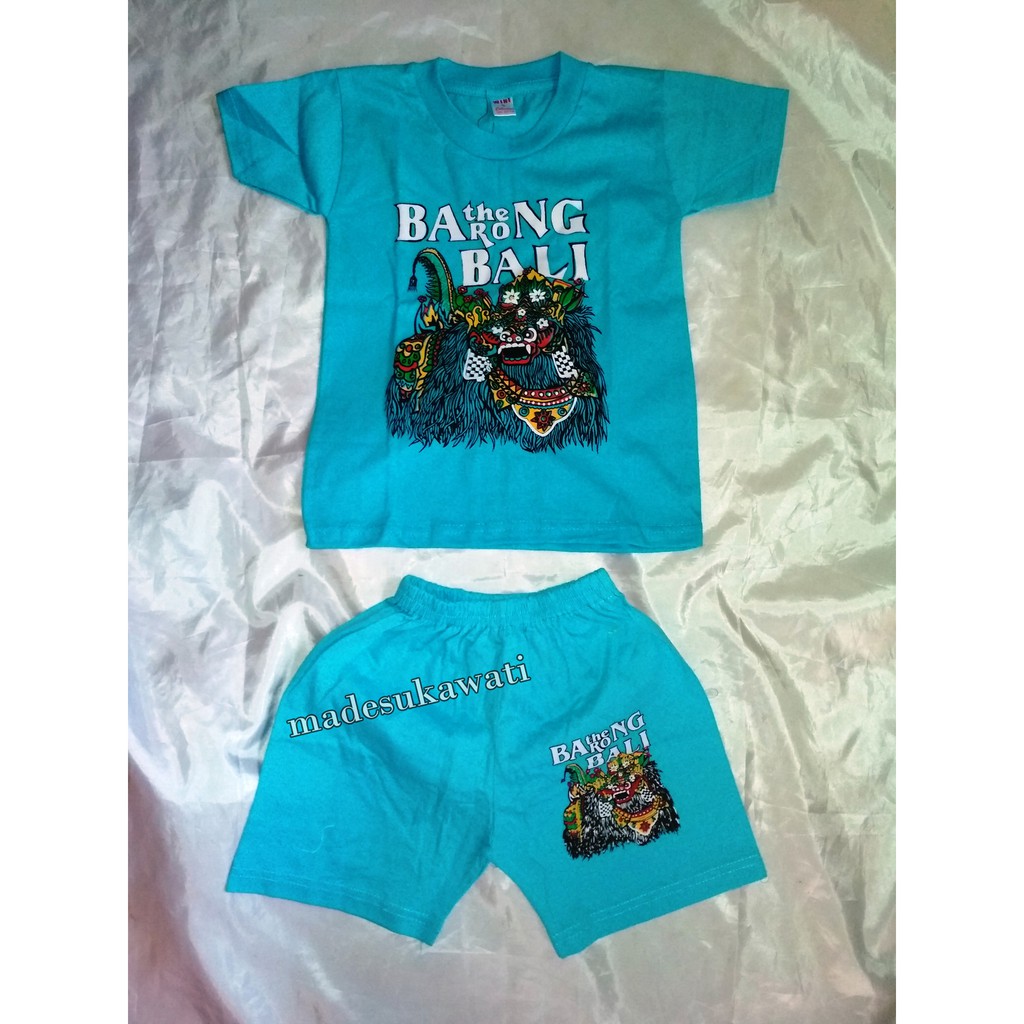 Setelan baju celana anak bali