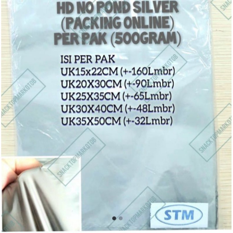 

Plastik Packing Online Silver Murah Efisien Tidak Transparan Harga Per 1 pcs