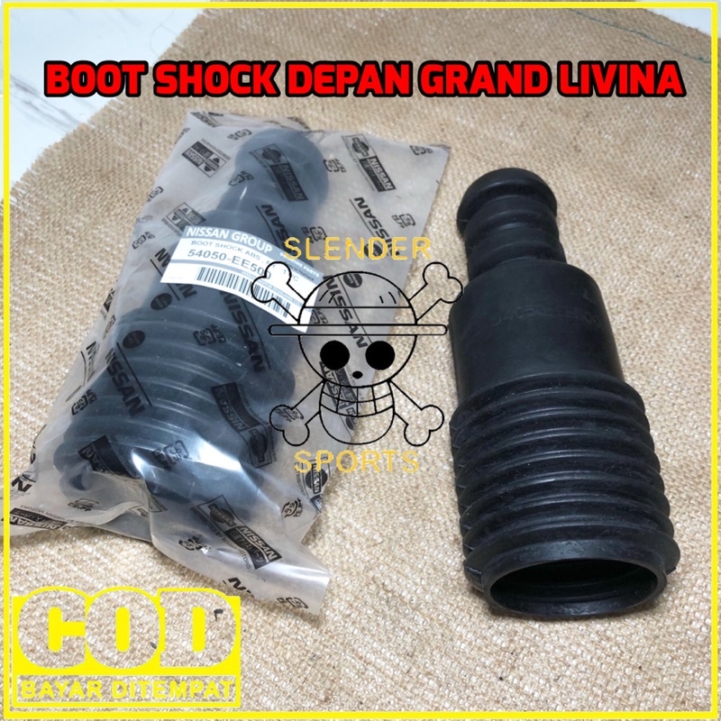 BOOT SHOCK DEPAN LIVINA EVALIA LATIO STOPER DEPAN LIVINA