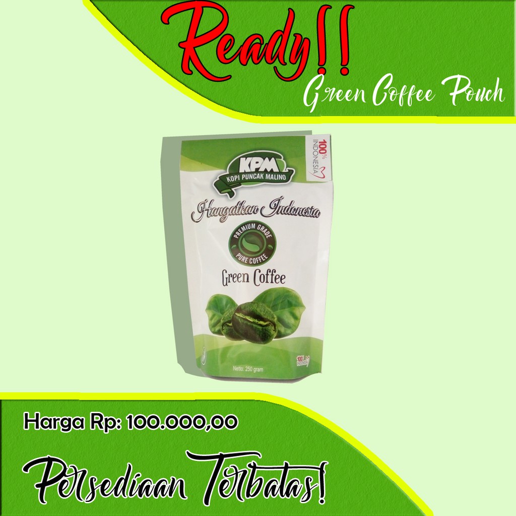 

kopi hijau herbal - Green Coffee Pouch