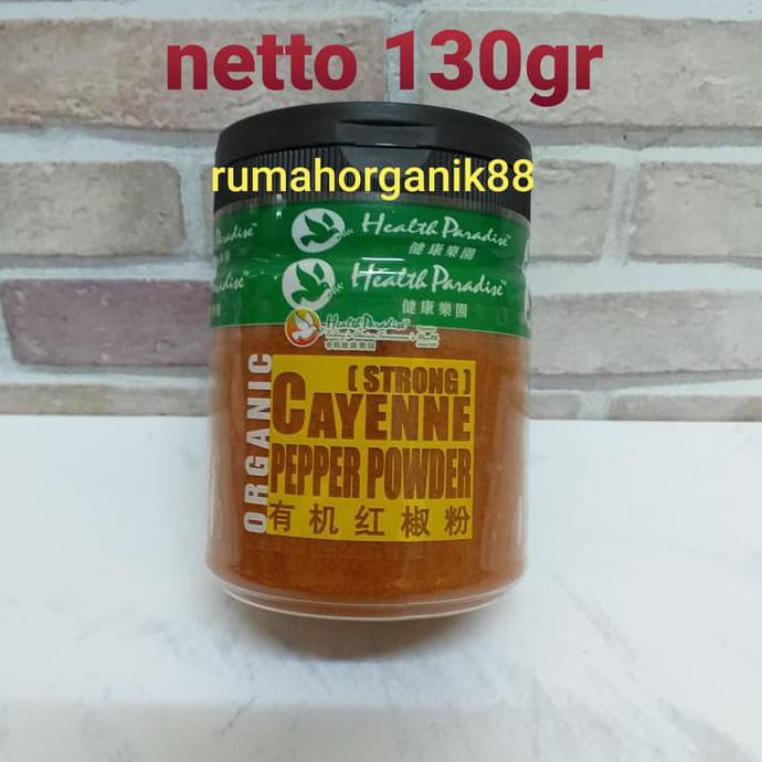 

Ready - Organic Cayenne Pepper Powder (Strong) Health Paradise 130Gr
