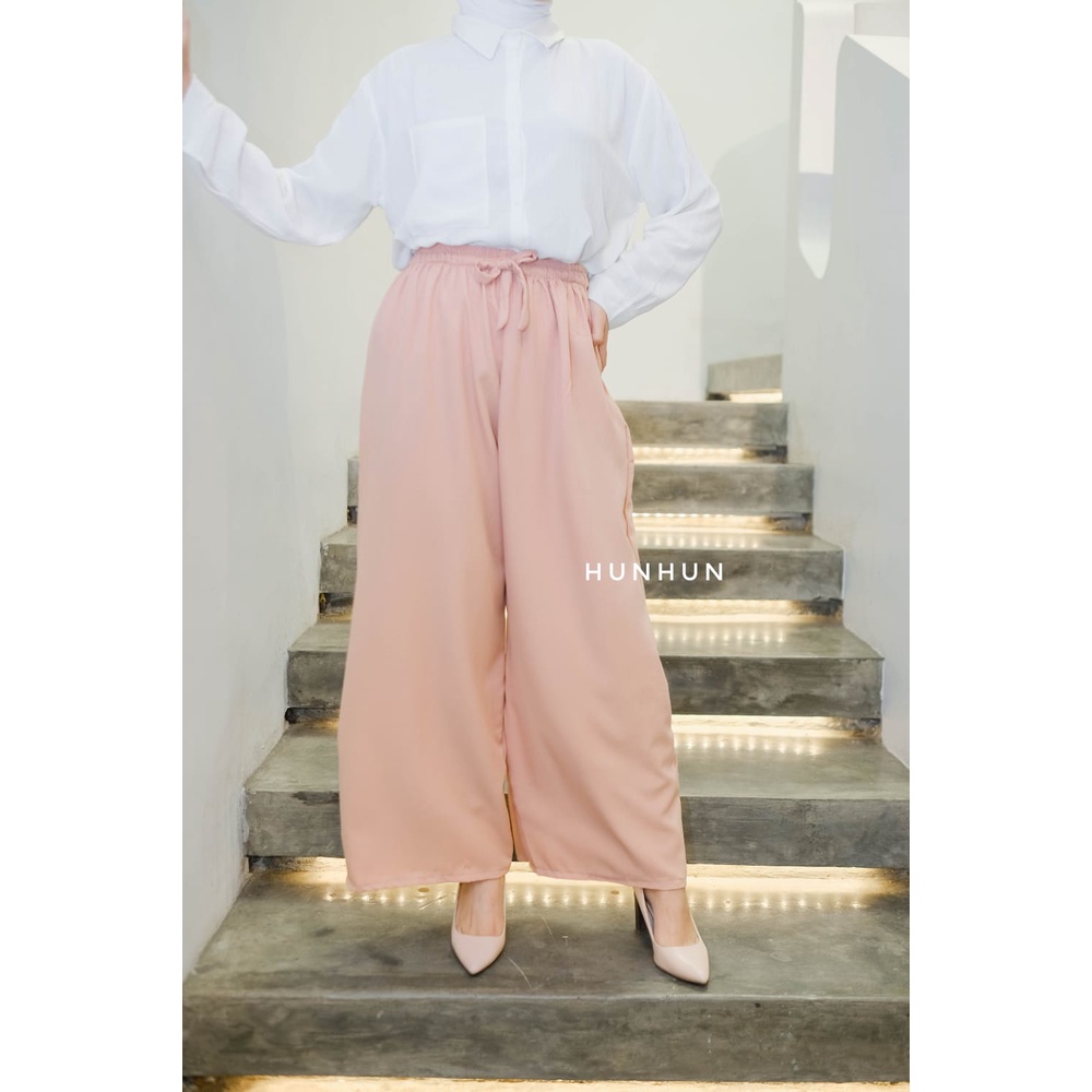 Basic Cullotes Crepe ITY Pants Bumil Friendly Celana Kulot Jumbo Umbrella Kulot Pusatgrosir_solo