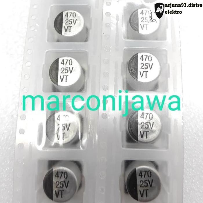 Capasitor Smd 470Uf 25V Marcojiw99 Diminati Banget