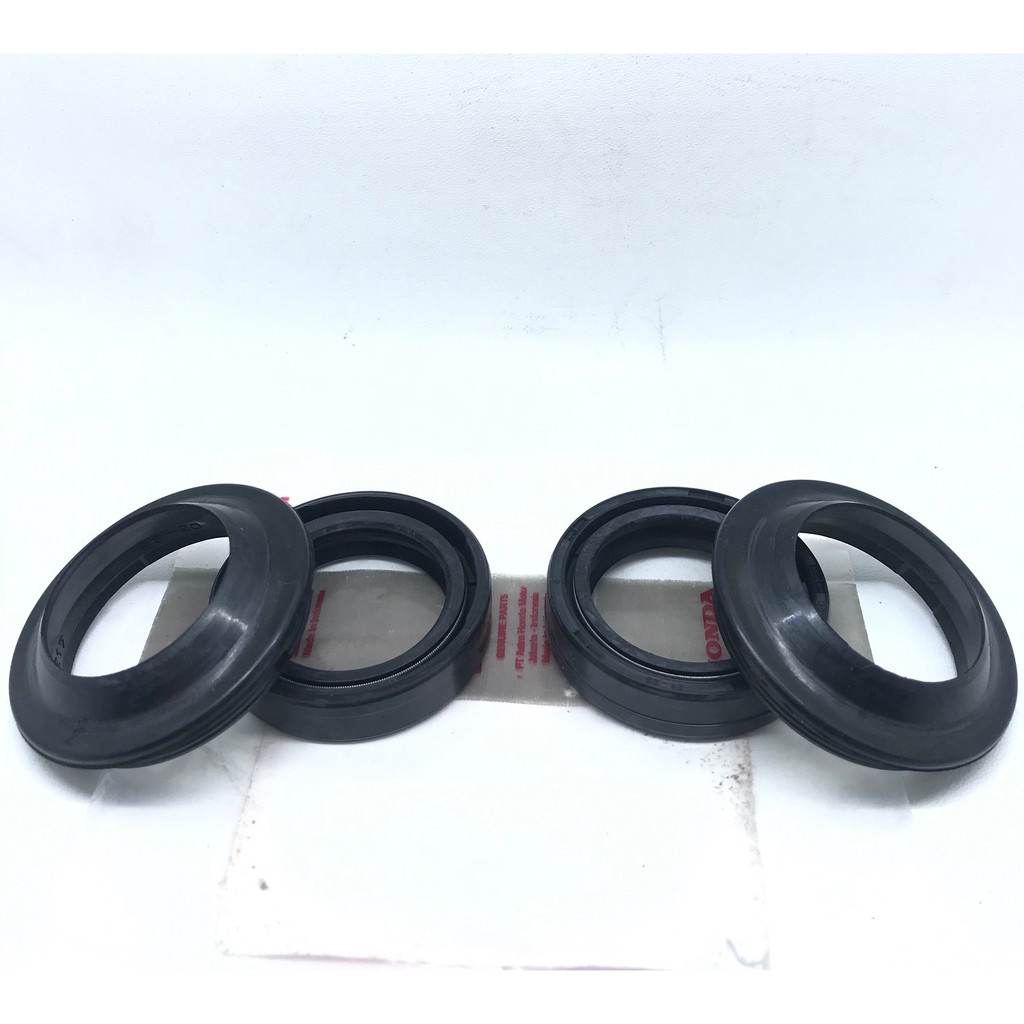 SEAL SHOCK DEPAN + TUTUP DEBU GL PRO/CB150R/TIGER/MEGAPRO/VERZA