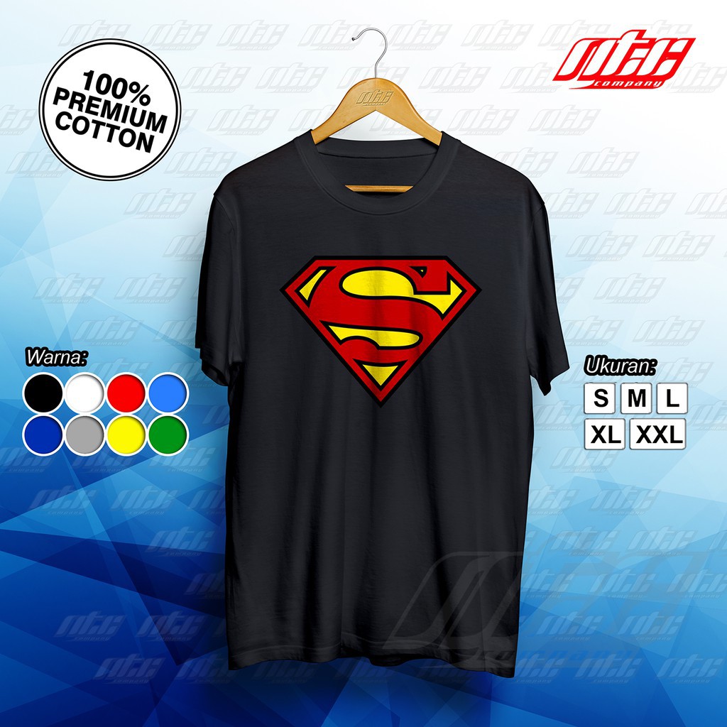Kaos / T-shirt / Baju Logo Superman Original Terbaru  -MITRA