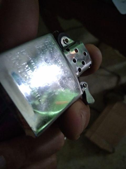 Populer! Korek Zippo Glossy Chrome Rainbow Grade A / Kw Super + Box Exclusive Nos