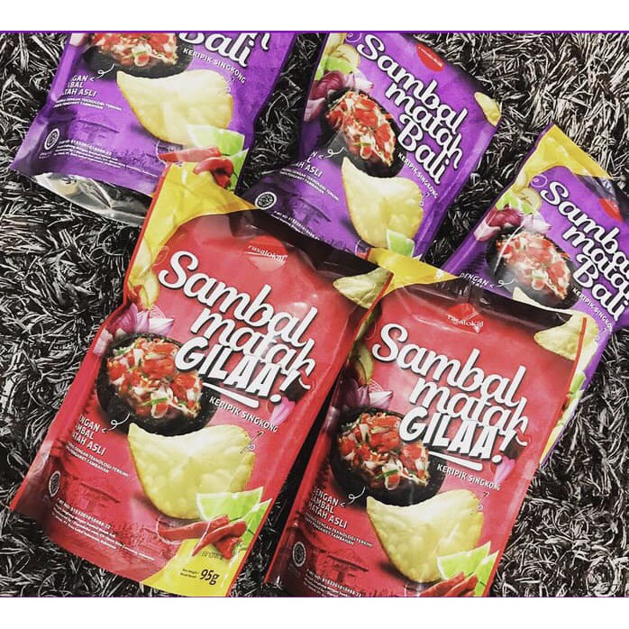 

Keripik Singkong Sambal Matah Bali rasalokal ~ kp625