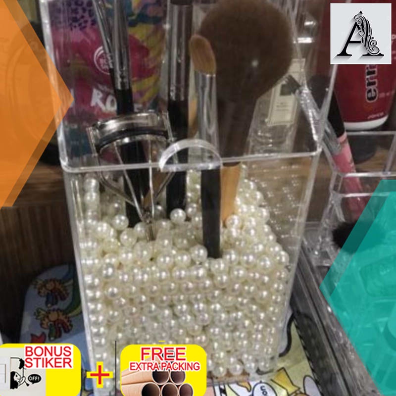 

Promo acrylic brush holder/tempat brush akrilik /makeup organizer
