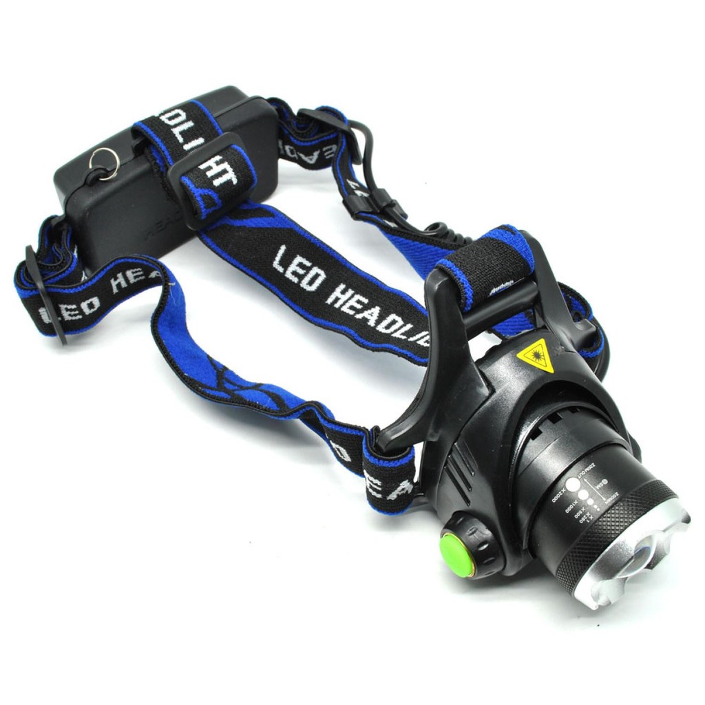 Thomgear Taffled Senter Led High Power Headlamp 1 Led Cree Xml-T6 Jm