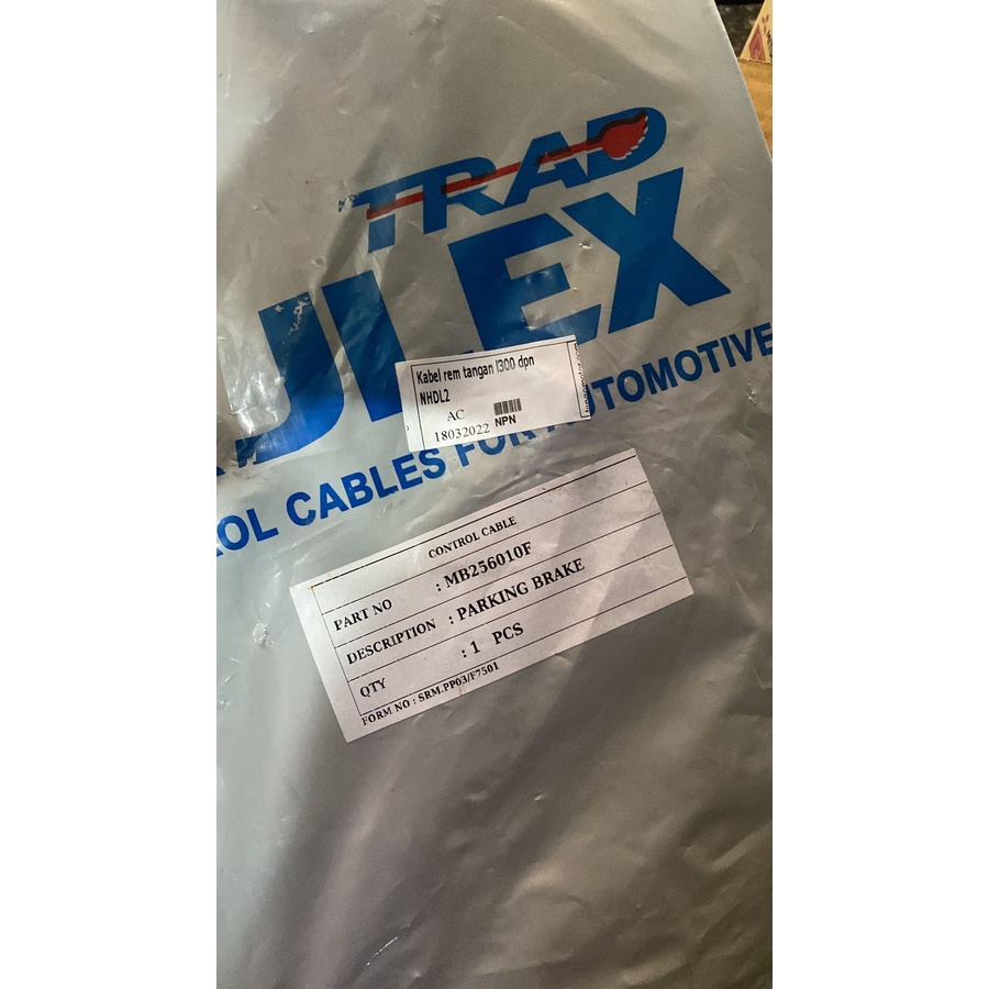 Kabel rem tangan depan L300
