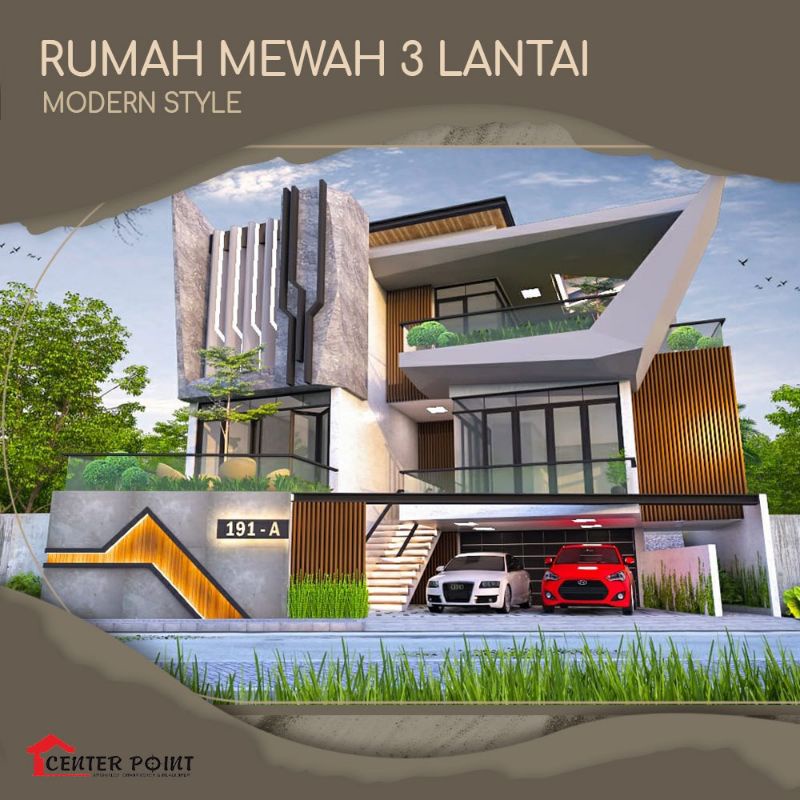 Jual Desain Rumah Arsitek Rab Interior Gambar Imb 17 Th Paket Denah