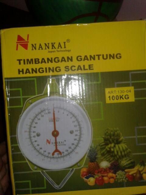 Timbangan Gantung 100kg 100kg Hanging Scale - Alat Ukur Berat Nankai