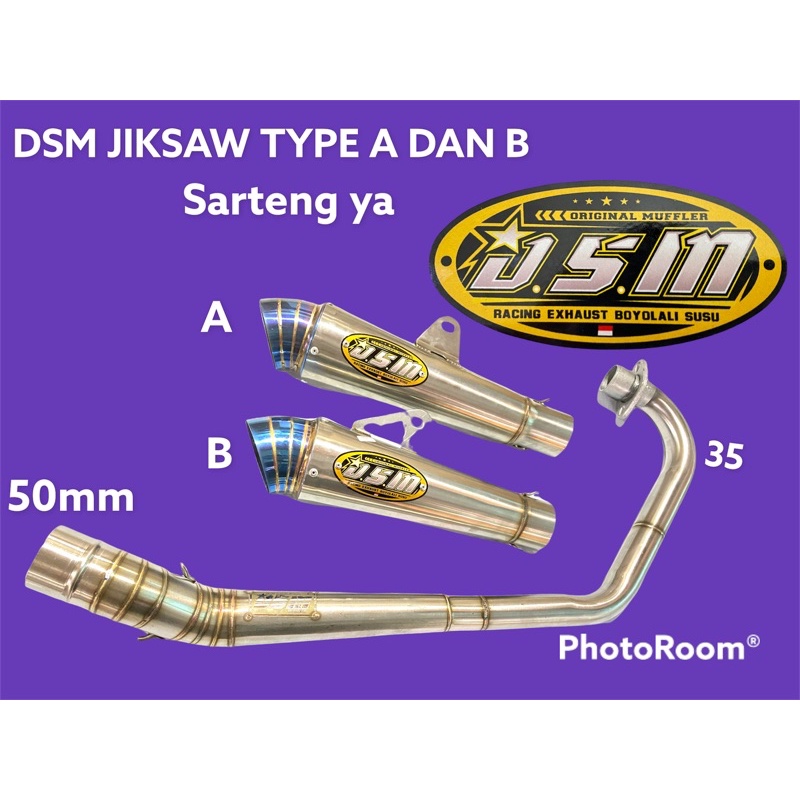 VIRAL knalpot Dsm jiksaw corblu megapro cb gl Tiger model dpj cts rms bss rjm