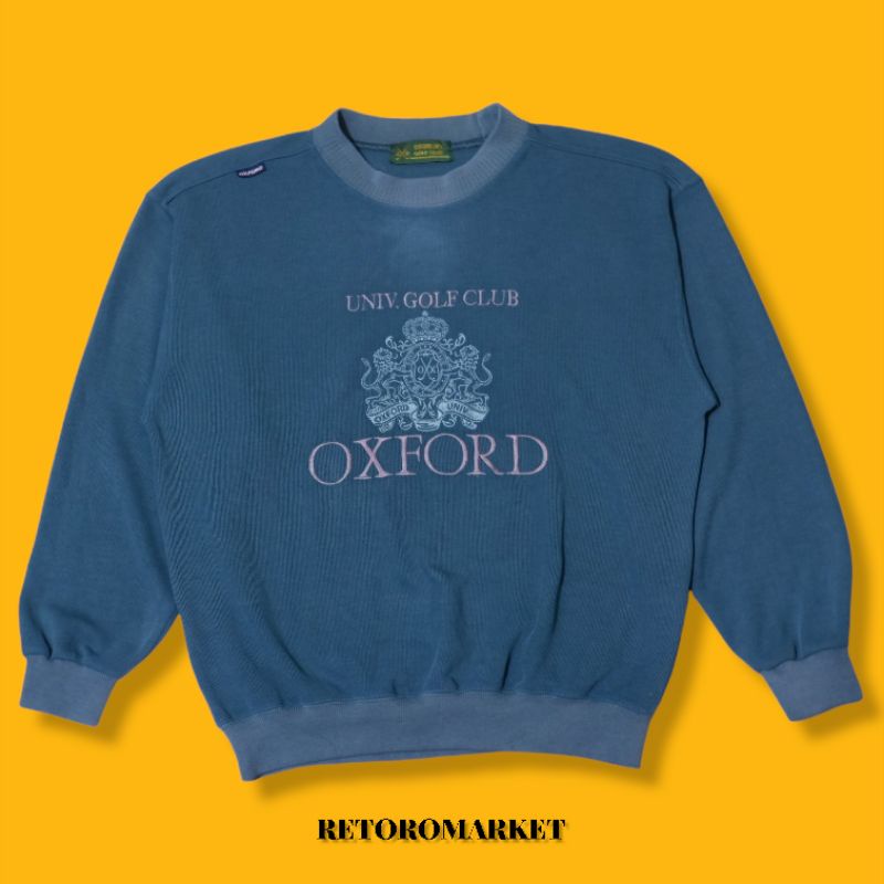 CREWNECK VINTAGE 90s OXFORD UNIVERSITY OFFICIAL MERCH