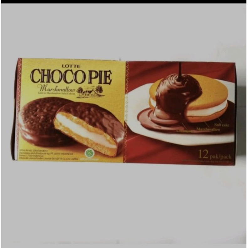 

CHOCO PIE 1 BOX ISI 12