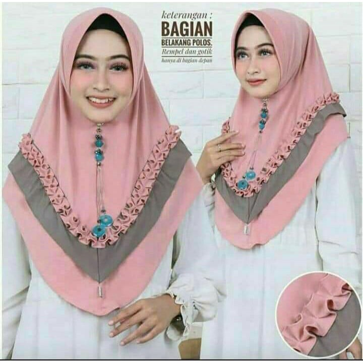 HIJAB INSTANT GOTIK KOMBI ORI DG