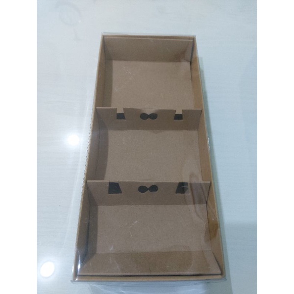 Box Kemasan Souvenir Sendok Garpu Sumpit Uk.21 x 9,5 x 2,7 cm (Tutup Mika) Craft