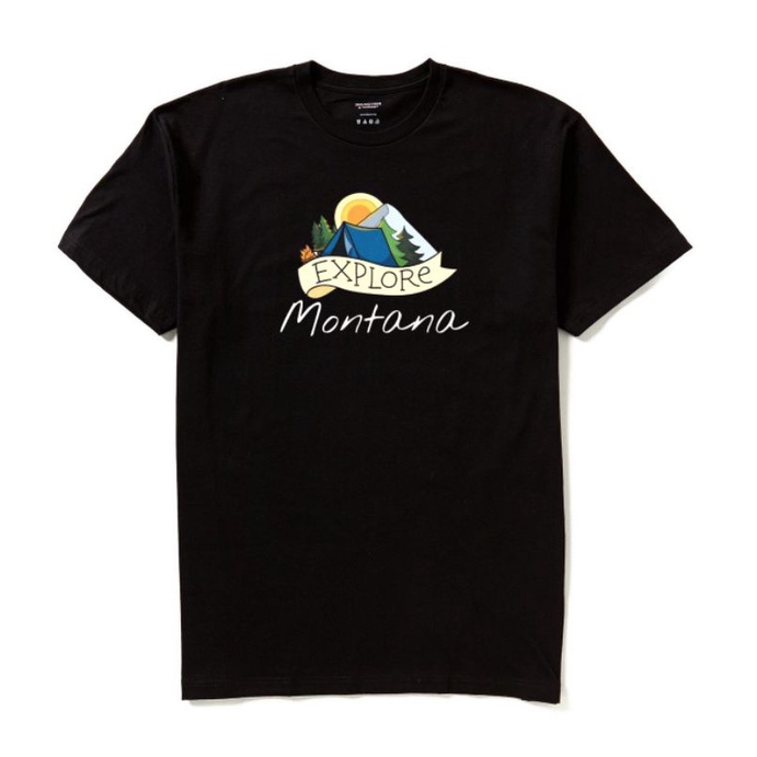 Kaos Gunung Pria Baju Outdoor Pendaki Hiking COD