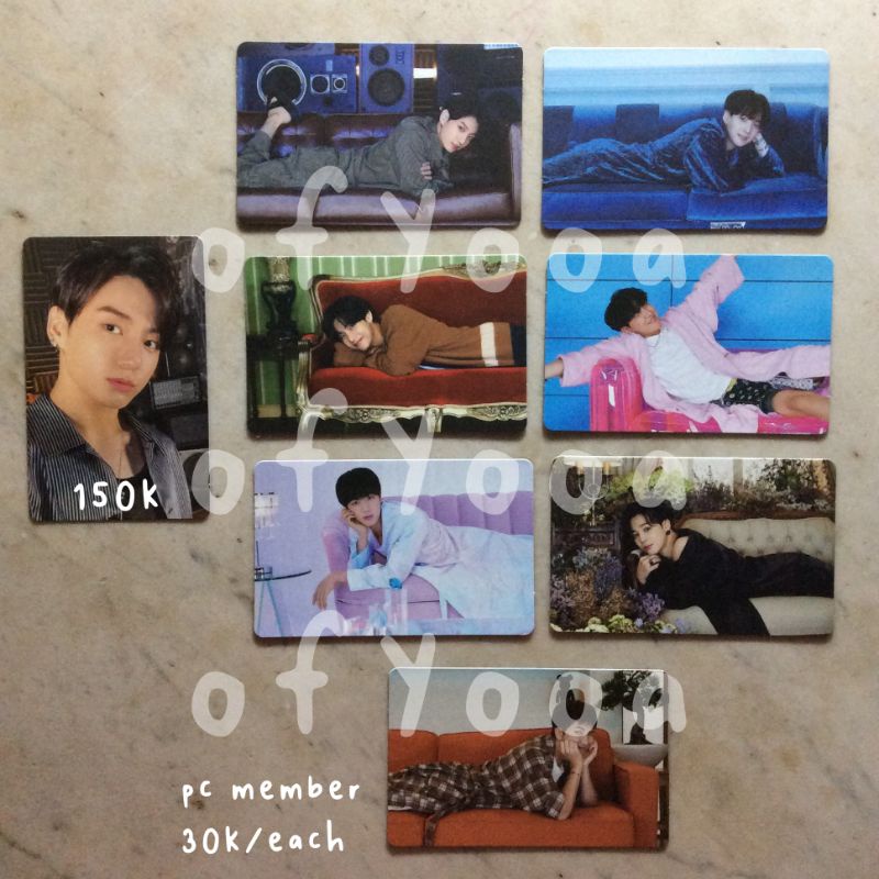 BTS BE Essential Edition Photocard PC (rpc Jungkook + All members)