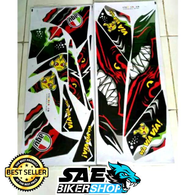 DECAL STRIPING STICKER STIKER R15 V2 HIU