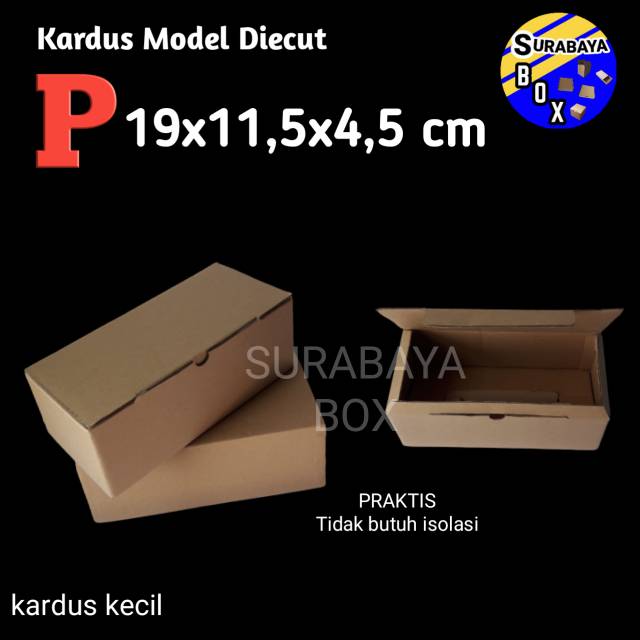 

KARDUS P COKLAT 19x11.5x4.5cm DUS KARTON BOX KOTAK HP AKSESORIS PACKING