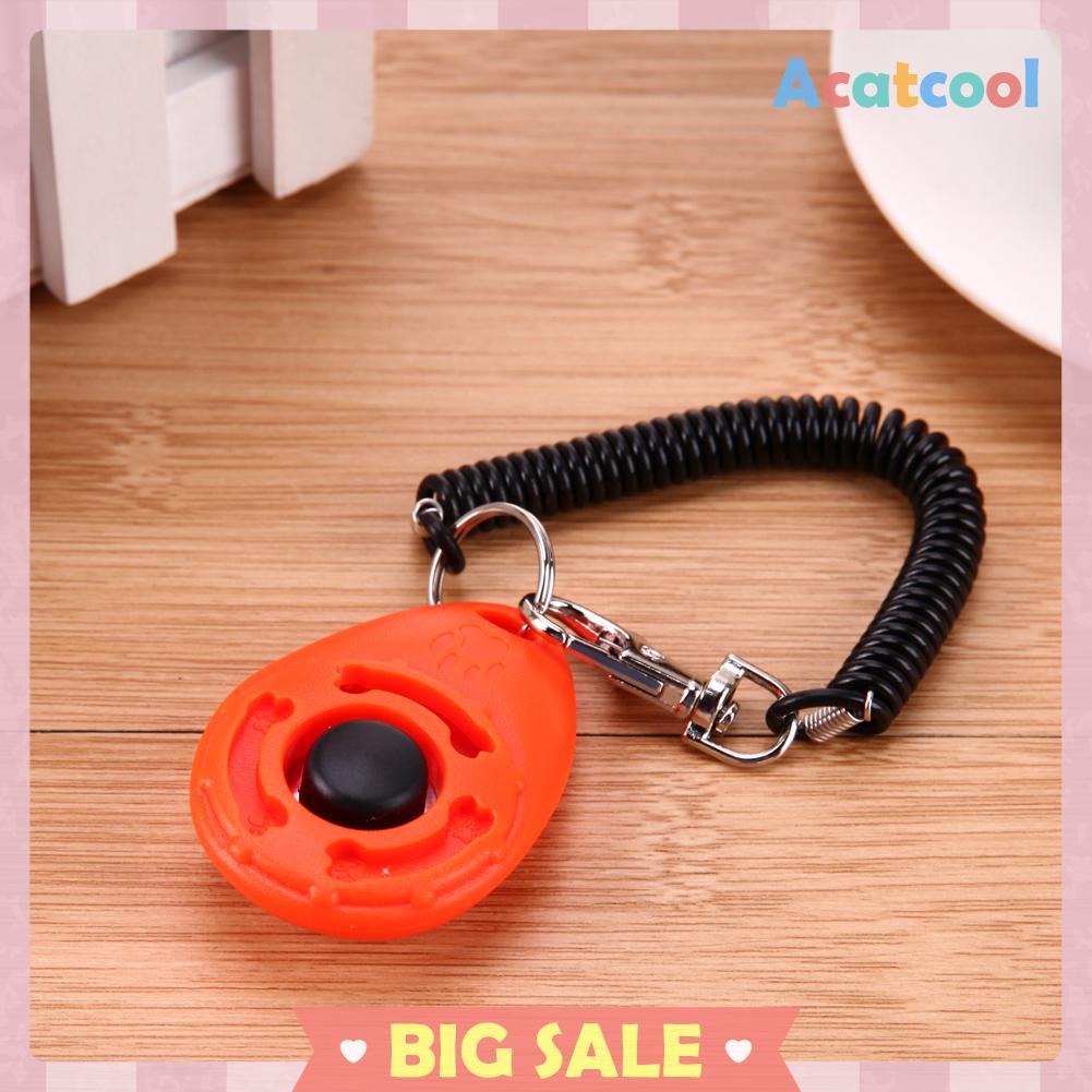 1pc Gantungan Kunci Clicker Adjustable Untuk Melatih Anjing