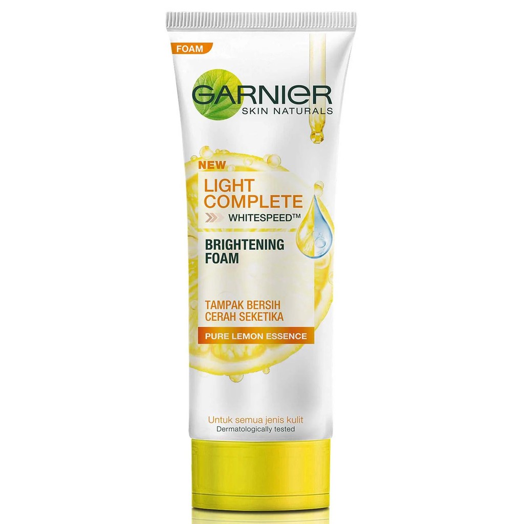 ❤️Glamouroseshop❤️ Garnier Light Complete Facial Foam 100ml / Garnier Bright Complete Facial Foam 100ml / Garnier Bright Complete Face Wash 100ml