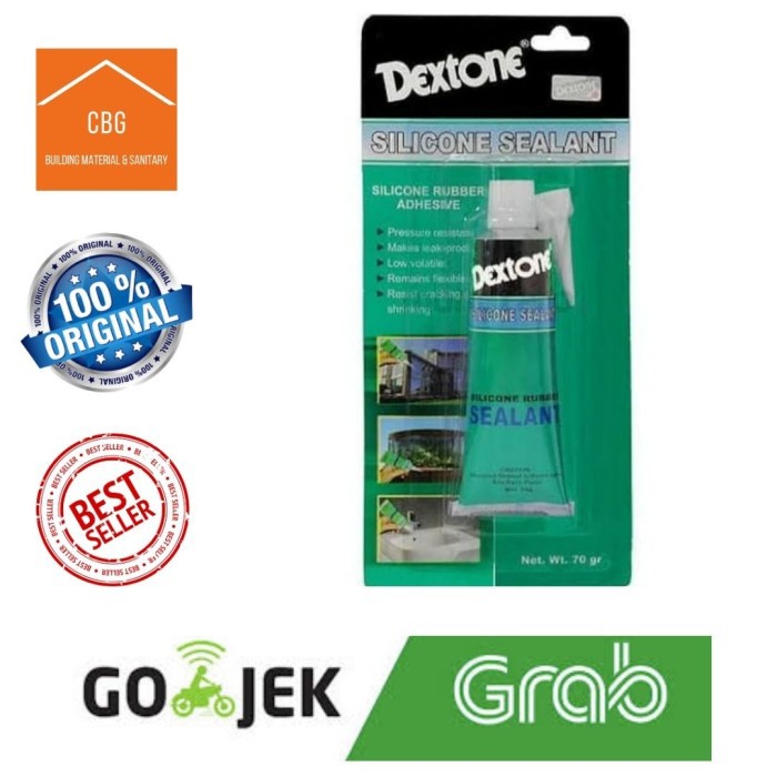 LEM KACA SEALANT SILICONE DEXTONE 70 GRAM