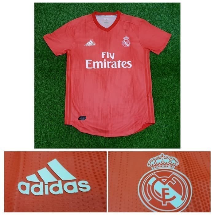 JERSEY BOLA REAL MADRID 3RD CLIMACHILL ADIZERO 2018/2021 GRADE ORI Import