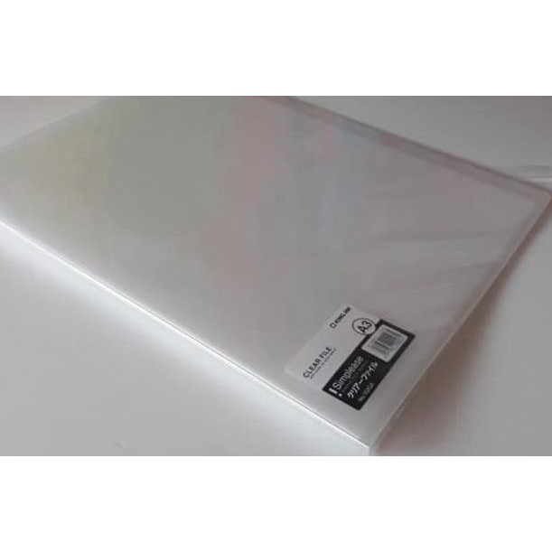 

King Jim 152GA Clear Holder A3 Isi 20 Lembar - Clear / Transparant