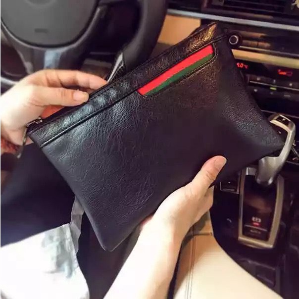 Tas Clutch Hanbag Pria Wanita / Tas Tangan Multifungsi Bisa Bayar Di Tempat