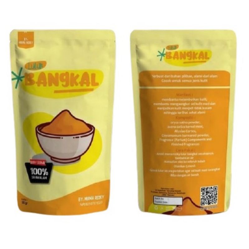 LULUR BANGKAL MAMA REZKY 20GR LULUR REMPAH KAYU BANGKAL MAMA REZKY