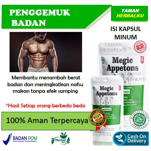 PENGGEMUK BADAN MAGIC APPETONS SUPPLEMENT NUTRITION Pengemuk Badan Penambah nafsu makan appeton/