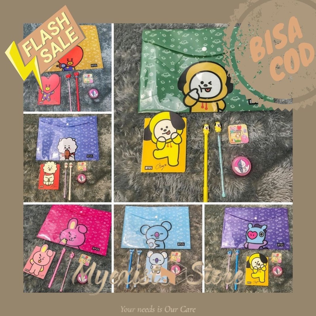 

PAKET SUPERFANS BT KPOP BOYBAND BANGTANBOYS SOUVERNIR GIFTBOX LUCU IMUT PERLENGKAPAN KANTOR -IVN319