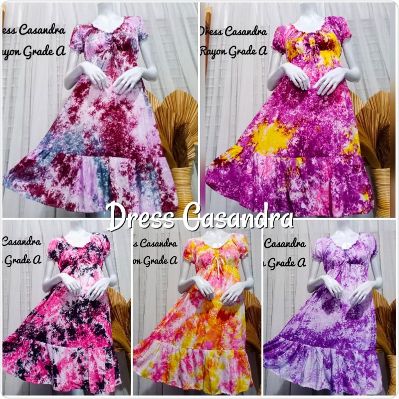 Daster Kekinian/Daster Canda / Daster Casandra Bali/Baju Daster Kekinian Rayon Adem Fit To XL