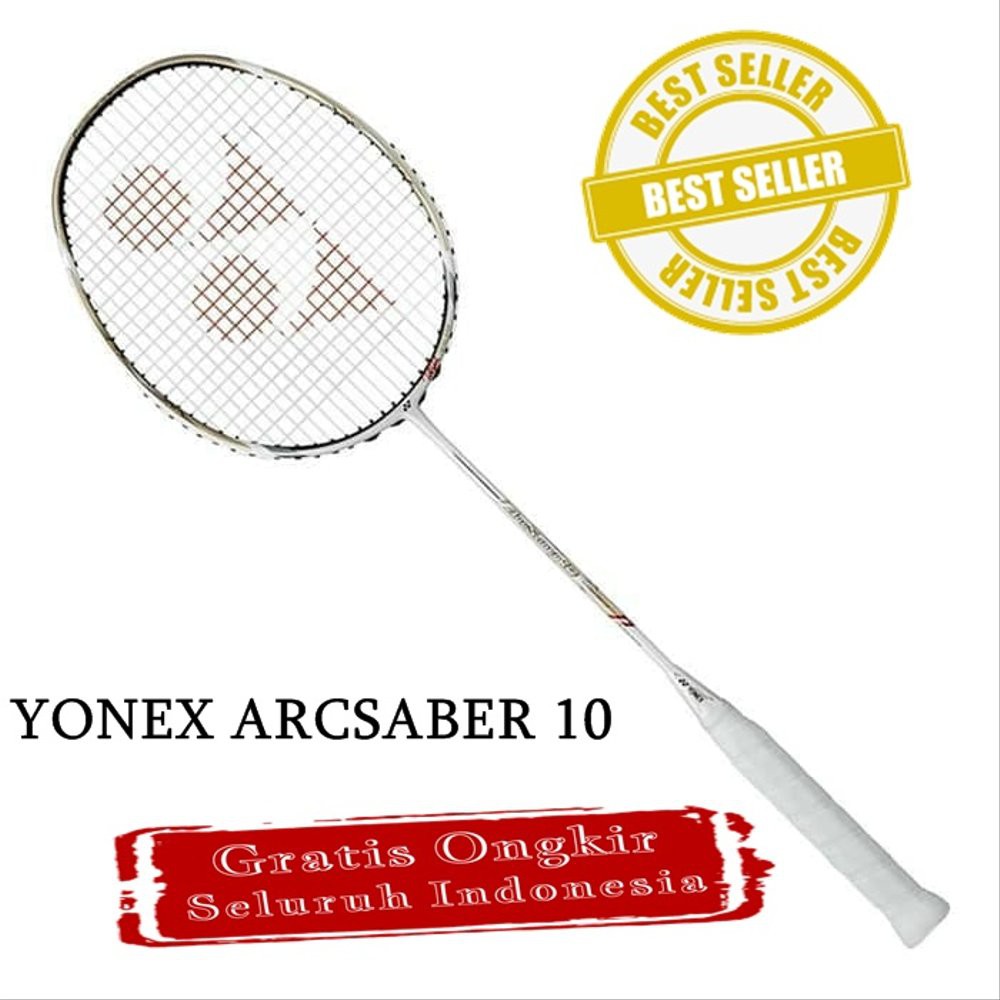 Promo RAKET BADMINTON YONEX Yonex Arcsaber 10 WARNA PUTIH ORIGINAL RAKET YONEX ARCSABER10 Limited