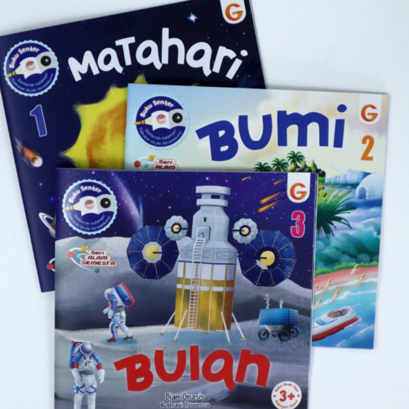 Buku senter seri sains Alam Semesta Insani Kids 3 tahun