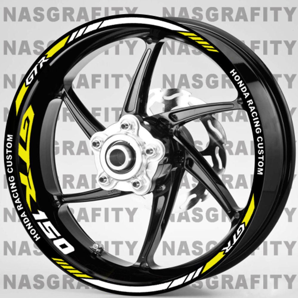 Stiker Rim Velg Honda Supra Gtr 150 Honda Racing Custom Bagus
