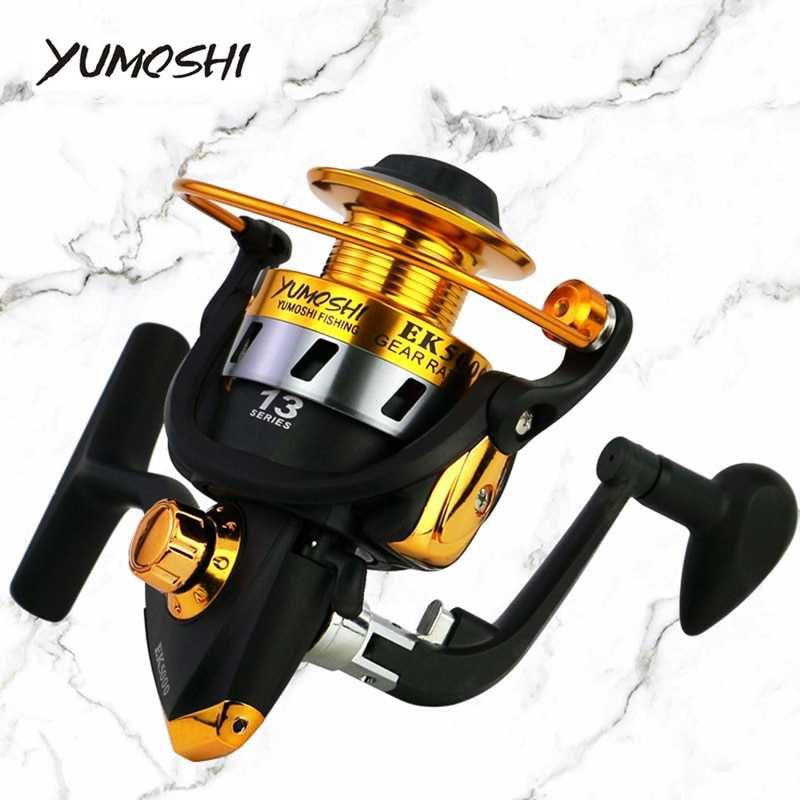 YUMOSHI Reel Pancing EK 3000 / EK 4000 / EK 5000 Spinning 13 Ball Bearing