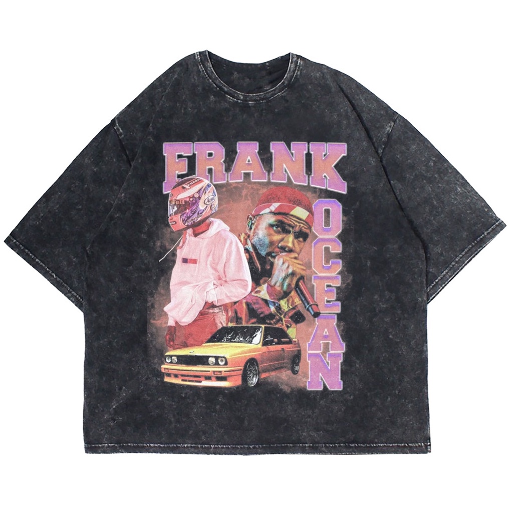 KAOS OVERSIZE FRANK OCEAN NIGHT CHANGES WASHING VINTAGE TEE (T-SHIRT OVERSIZE WASHED)